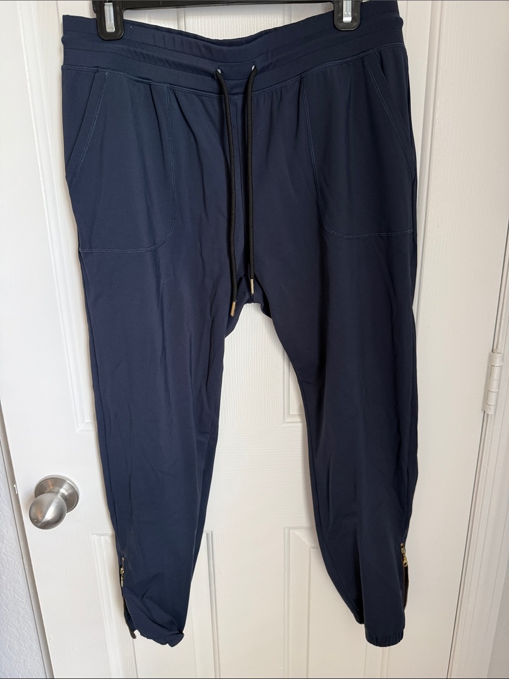 Zyia Women’s Navy Jogger Pants with Drawstring Waist